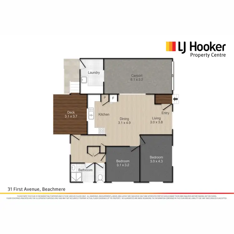 Floorplan of Homely house listing, 31 First Avenue, Beachmere QLD 4510