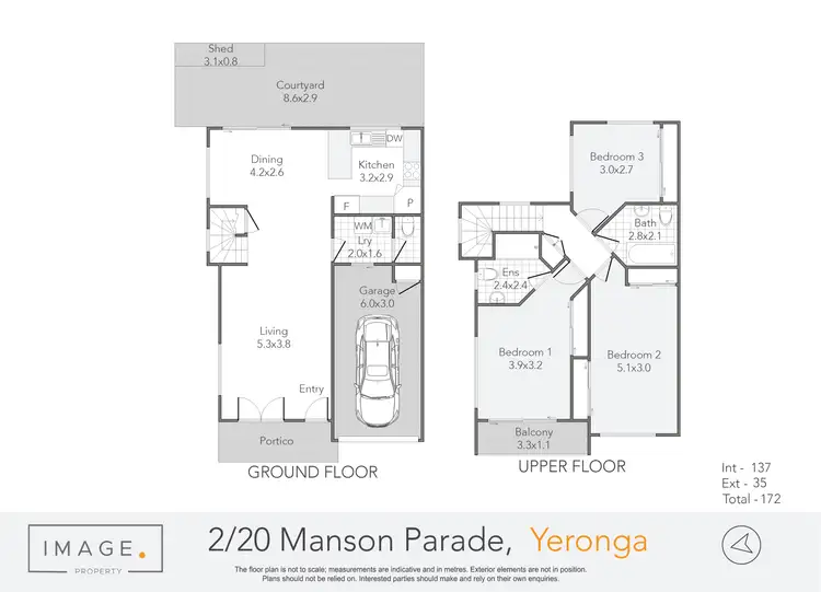 Floorplan of Homely townhouse listing, 20 Manson Parade, Yeronga QLD 4104