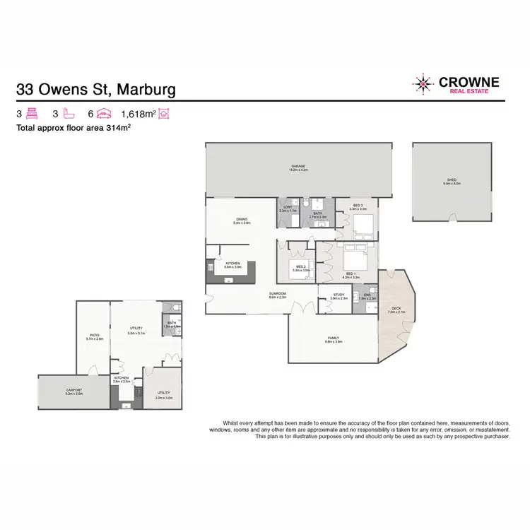 Floorplan of Homely house listing, 33 Owens Street, Marburg QLD 4346