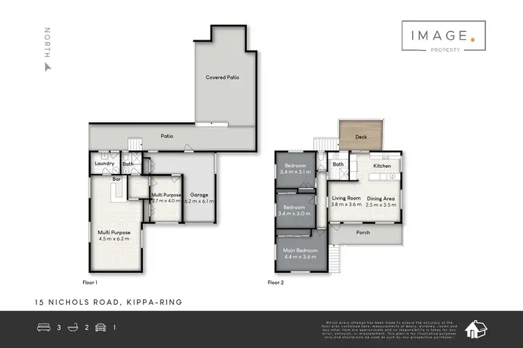 Floorplan of Homely house listing, 15 Nichols Road, Kippa-Ring QLD 4021