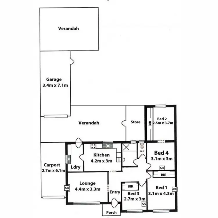 Floorplan of Homely house listing, 30 Hancock Avenue, Campbelltown SA 5074