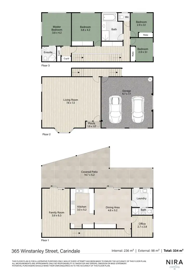 Floorplan of Homely house listing, 365 Winstanley Street, Carindale QLD 4152