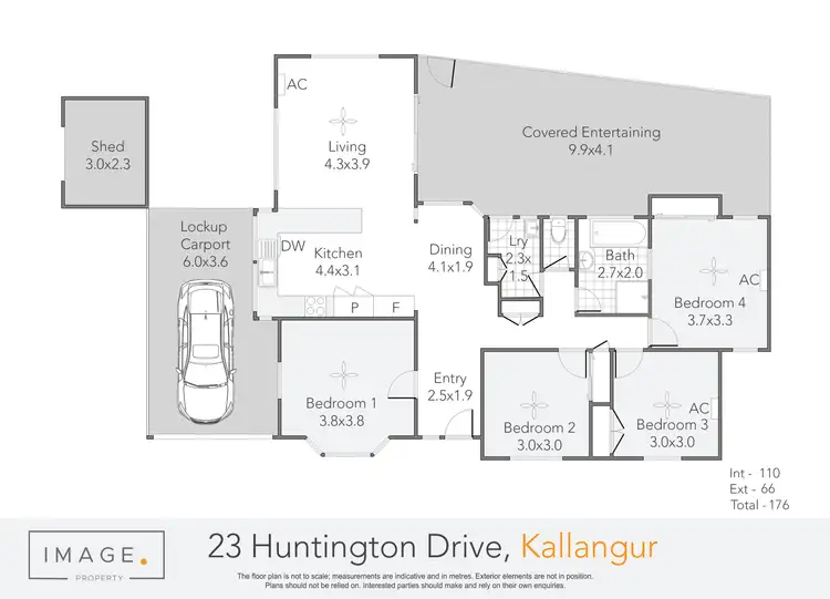 Floorplan of Homely house listing, 23 Huntington Drive, Kallangur QLD 4503