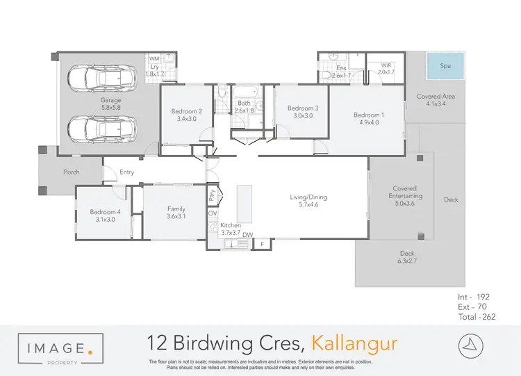 Floorplan of Homely house listing, 12 Birdwing Crescent, Kallangur QLD 4503