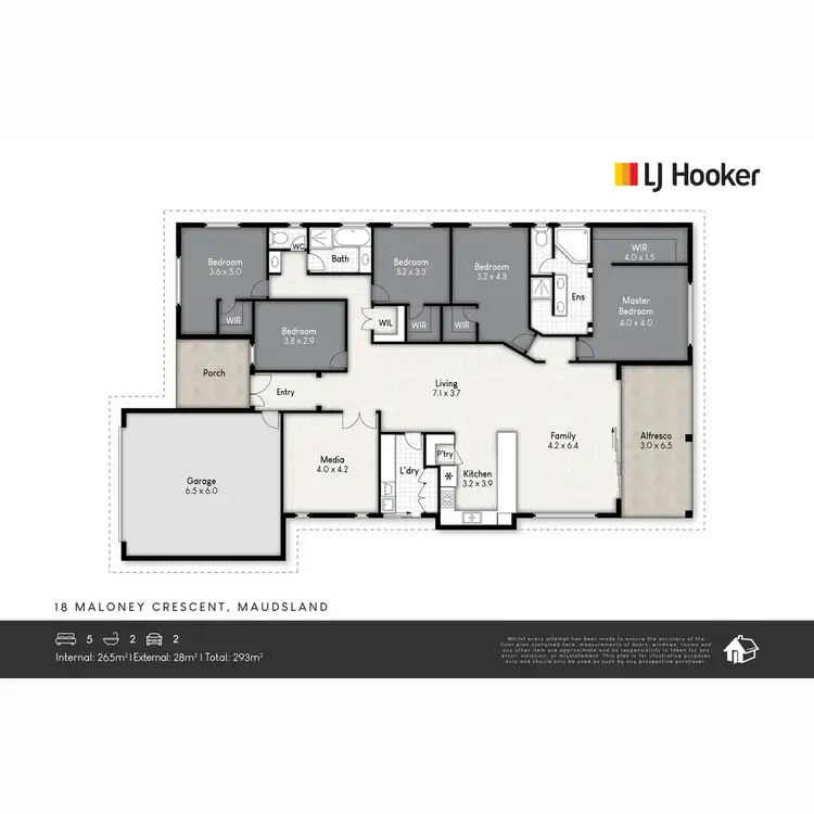 Floorplan of Homely house listing, 18 Maloney Crescent, Maudsland QLD 4210