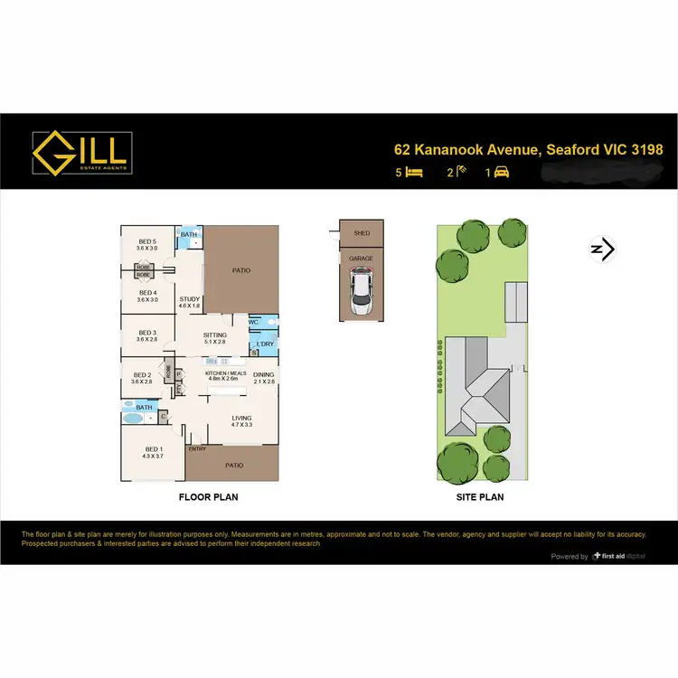 Floorplan of Homely house listing, 62 Kananook Avenue, Seaford VIC 3198