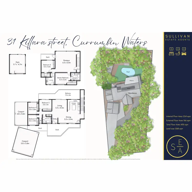 Floorplan of Homely house listing, 31 Killara Street, Currumbin Waters QLD 4223