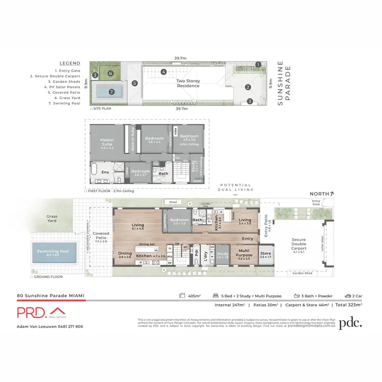 Floorplan of Homely house listing, 80 Sunshine Parade, Miami QLD 4220