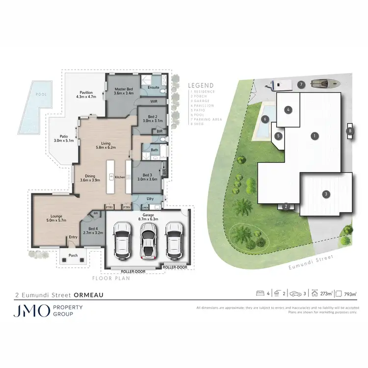 Floorplan of Homely house listing, 2 Eumundi Street, Ormeau QLD 4208