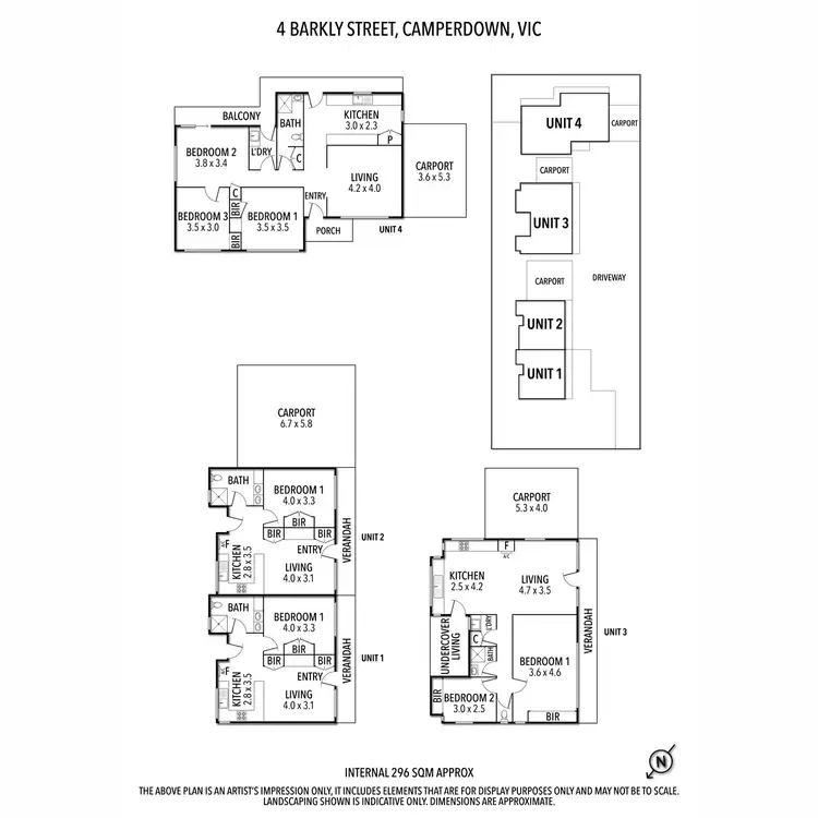Floorplan of Homely block of units listing, 4 Barkly Street, Camperdown VIC 3260