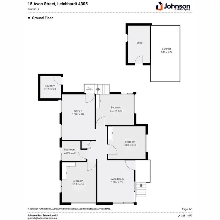Floorplan of Homely house listing, 15 Avon Street, Leichhardt QLD 4305