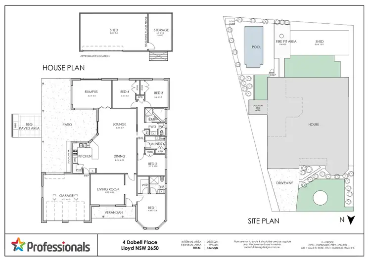 Floorplan of Homely house listing, 4 Dobell Place, Lloyd NSW 2650