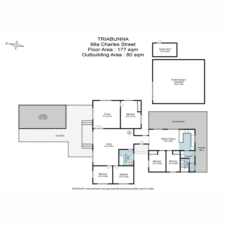 Floorplan of Homely house listing, 66A Charles Street, Triabunna TAS 7190