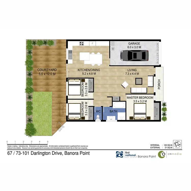Floorplan of Homely villa listing, 67/73-101 Darlington Drive, Banora Point NSW 2486