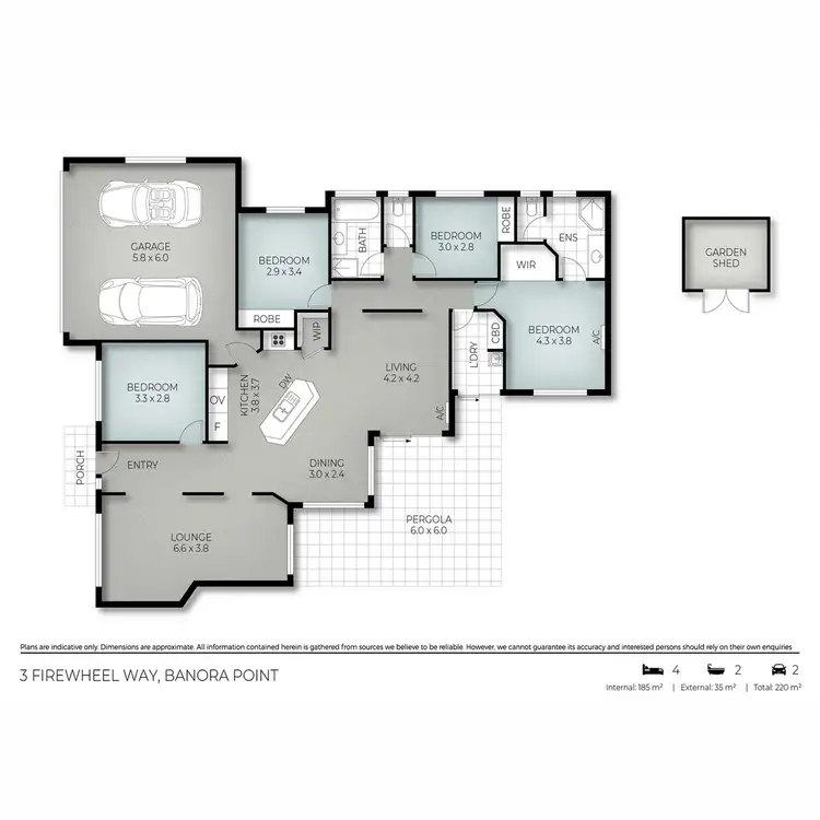 Floorplan of Homely house listing, 3 Firewheel Way, Banora Point NSW 2486