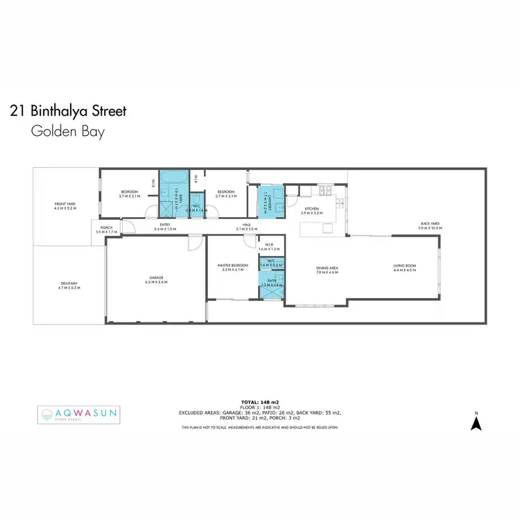 Floorplan of Homely house listing, 21 Binthalya Street, Golden Bay WA 6174