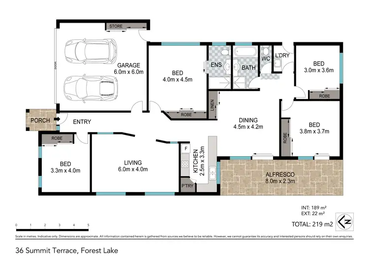 Floorplan of Homely house listing, 36 Summit Terrace, Forest Lake QLD 4078
