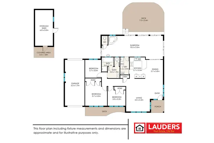 Floorplan of Homely house listing, 361 Saltwater Road, Wallabi Point NSW 2430