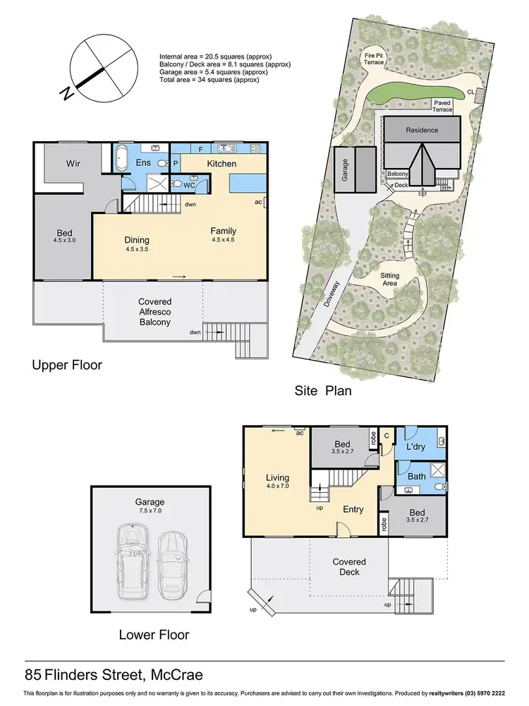 Floorplan of Homely house listing, 85 Flinders Street, Mccrae VIC 3938