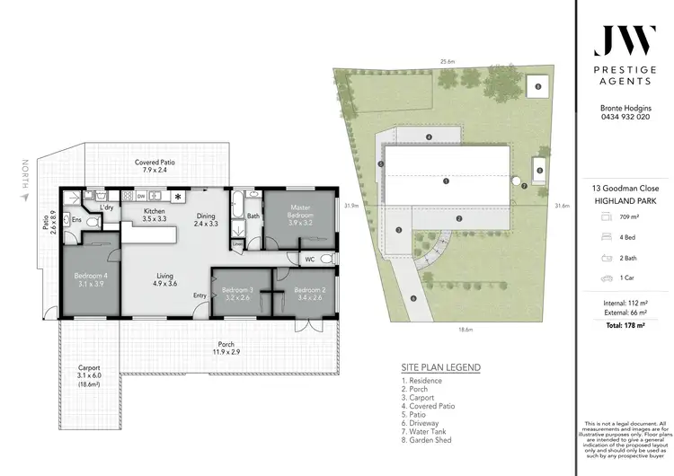 Floorplan of Homely house listing, 13 Goodman Close, Highland Park QLD 4211
