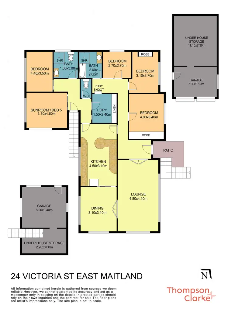 Floorplan of Homely house listing, 24 Victoria Street, East Maitland NSW 2323