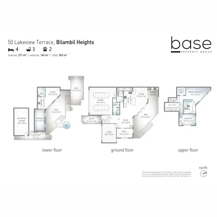 Floorplan of Homely house listing, 50 Lakeview Terrace, Bilambil Heights NSW 2486