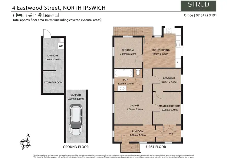 Floorplan of Homely house listing, 4 Eastwood Street, North Ipswich QLD 4305