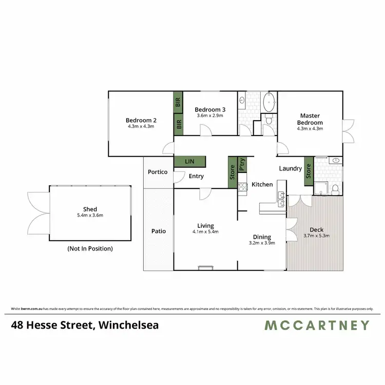Floorplan of Homely house listing, 48 Hesse Street, Winchelsea VIC 3241