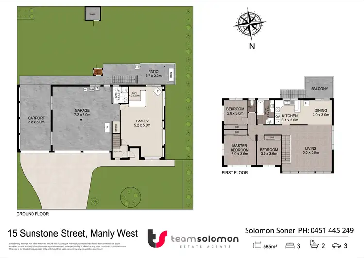 Floorplan of Homely house listing, 15 Sunstone Street, Manly West QLD 4179
