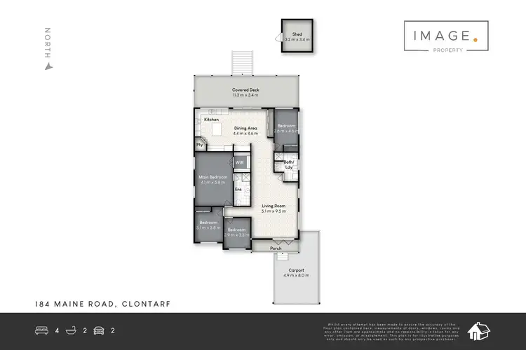 Floorplan of Homely house listing, 184 Maine Road, Clontarf QLD 4019
