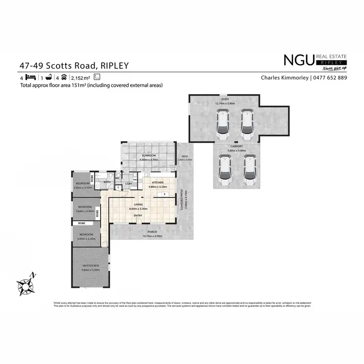 Floorplan of Homely house listing, 47-49 Scotts Road, Ripley QLD 4306