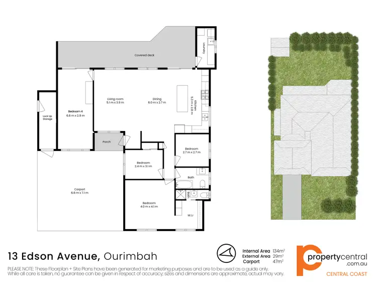 Floorplan of Homely house listing, 13 Edson Avenue, Ourimbah NSW 2258