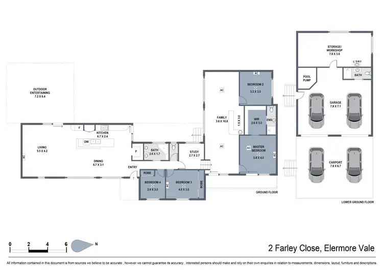 Floorplan of Homely house listing, 2 Farley Close, Elermore Vale NSW 2287