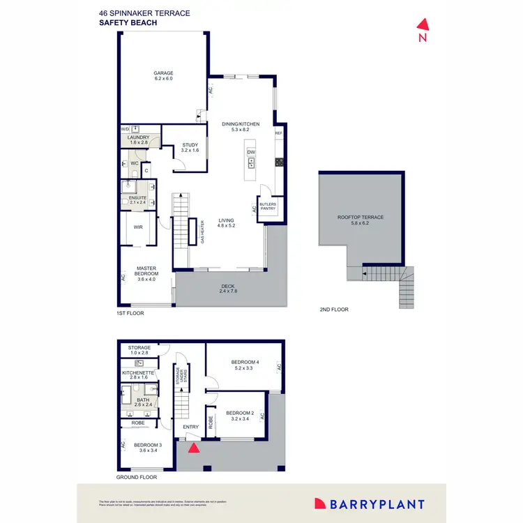 Floorplan of Homely house listing, 46 Spinnaker Terrace, Safety Beach VIC 3936