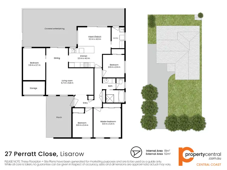 Floorplan of Homely house listing, 27 Perratt Close, Lisarow NSW 2250