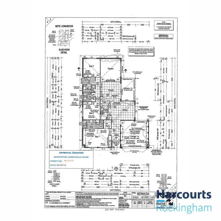 Floorplan of Homely house listing, 43 Honeydew Bend, Byford WA 6122