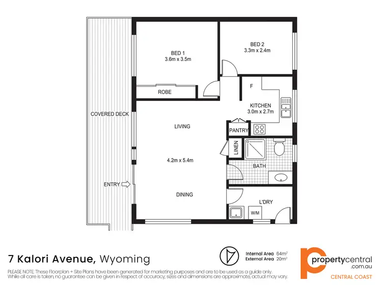 Floorplan of Homely house listing, 7 Kalori Avenue, Wyoming NSW 2250