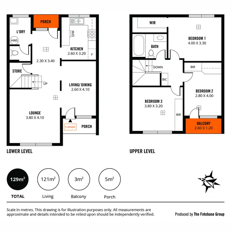 Floorplan of Homely townhouse listing, 4/6 Vailima Court, Hackney SA 5069