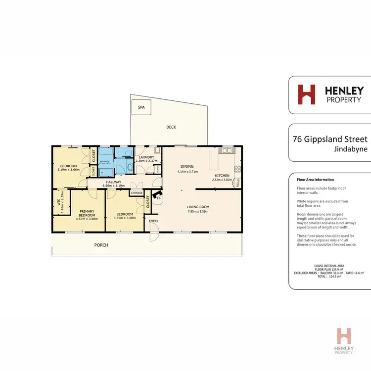 Floorplan of Homely house listing, 76 Gippsland Street, Jindabyne NSW 2627