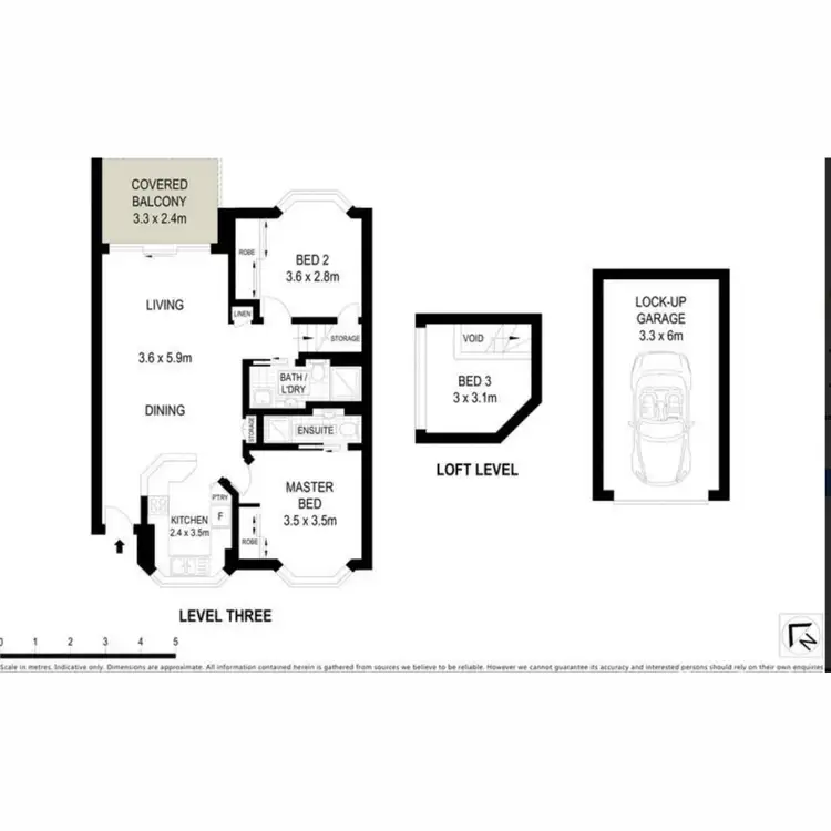 Floorplan of Homely apartment listing, 18/15 Clarence Road, Indooroopilly QLD 4068