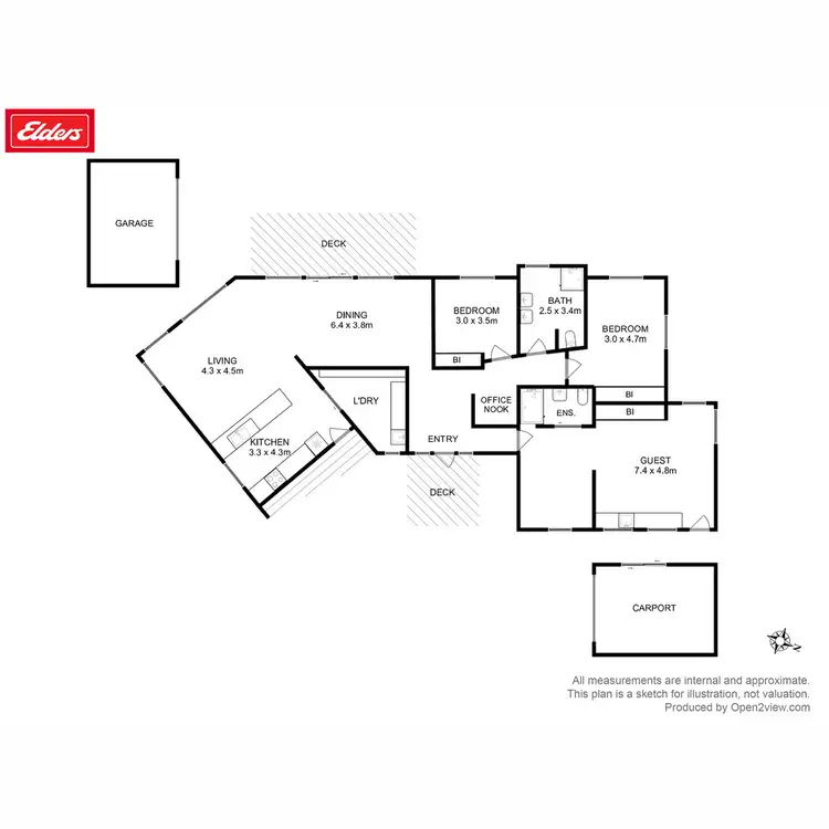 Floorplan of Homely house listing, 146 Swanwick Drive, Coles Bay TAS 7215