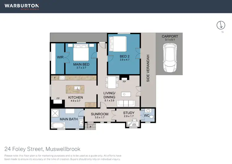 Floorplan of Homely house listing, 24 Foley Street, Muswellbrook NSW 2333