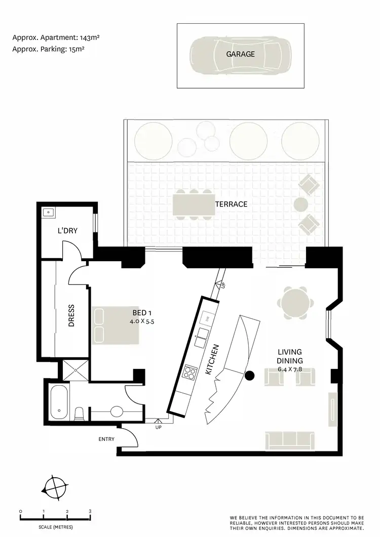 Floorplan of Homely apartment listing, A201/780 Bourke Street, Redfern NSW 2016