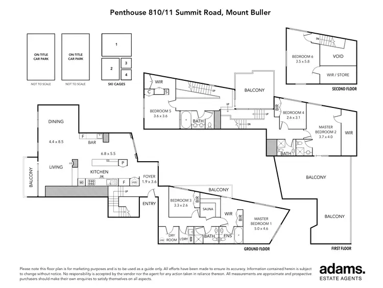 Floorplan of Homely apartment listing, Penthouse 810/11 Summit Road, Mount Buller VIC 3723