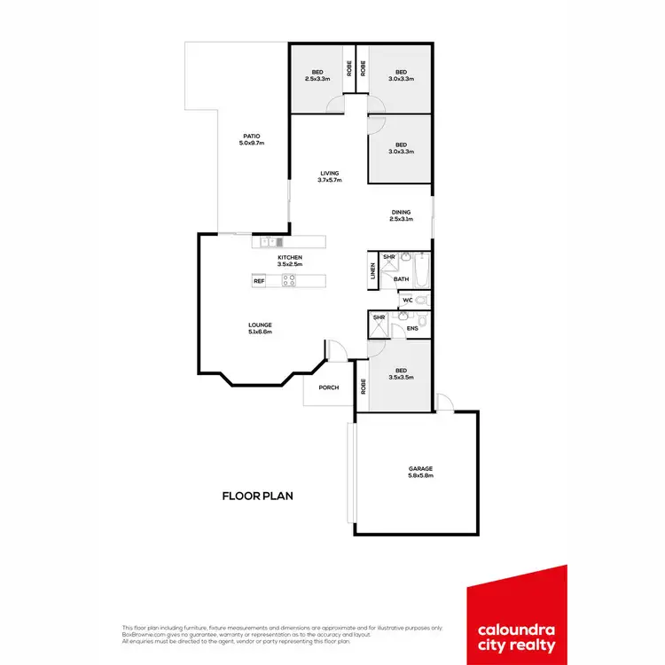 Floorplan of Homely house listing, 11 Pegwell Place, Currimundi QLD 4551