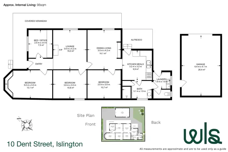 Floorplan of Homely house listing, 10 Dent Street, Islington NSW 2296