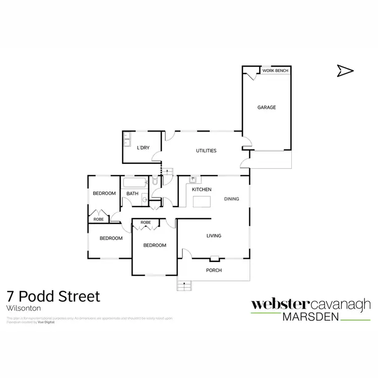 Floorplan of Homely house listing, 7 Podd Street, Wilsonton QLD 4350