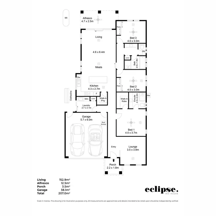 Floorplan of Homely house listing, 23 Rose Place, Mount Barker SA 5251