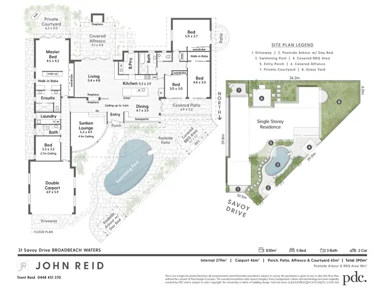 Floorplan of Homely house listing, 31 Savoy Drive, Broadbeach Waters QLD 4218