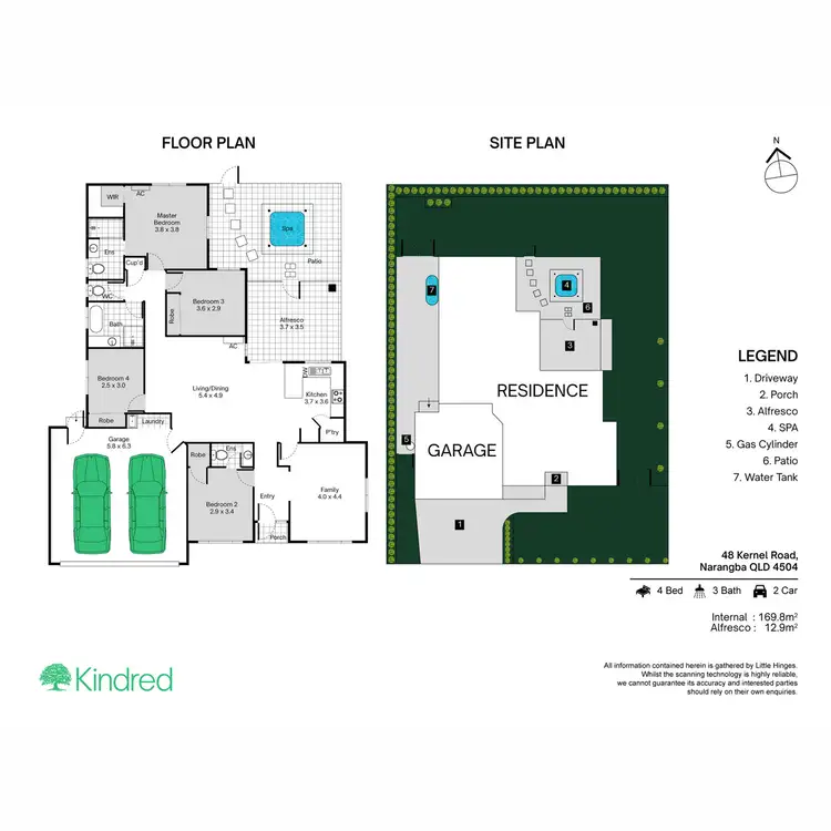 Floorplan of Homely house listing, 48 Kernel Road, Narangba QLD 4504